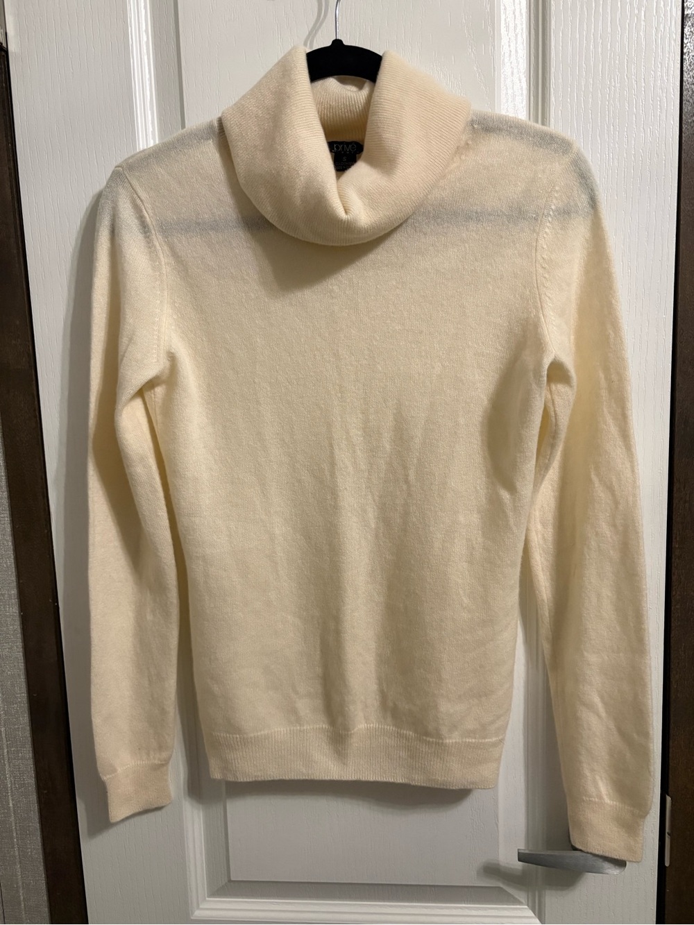Cashmere Cream Turtleneck Sweater women